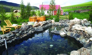 Heiße Quelle bei Tsenkher